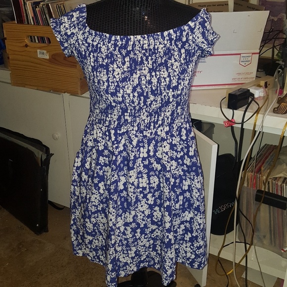 Express Dresses & Skirts - Blue & white Express dress